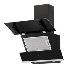 Кухонная вытяжка наклонная Krona Irma 600 Black/Black sensor 60 см черная - фото 6