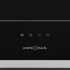Кухонная вытяжка наклонная Krona Irma 600 Black/Black sensor 60 см черная - фото 5