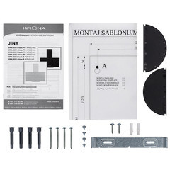 Кухонная вытяжка наклонная Krona Jina 600 White S 60 см белая - фото 4