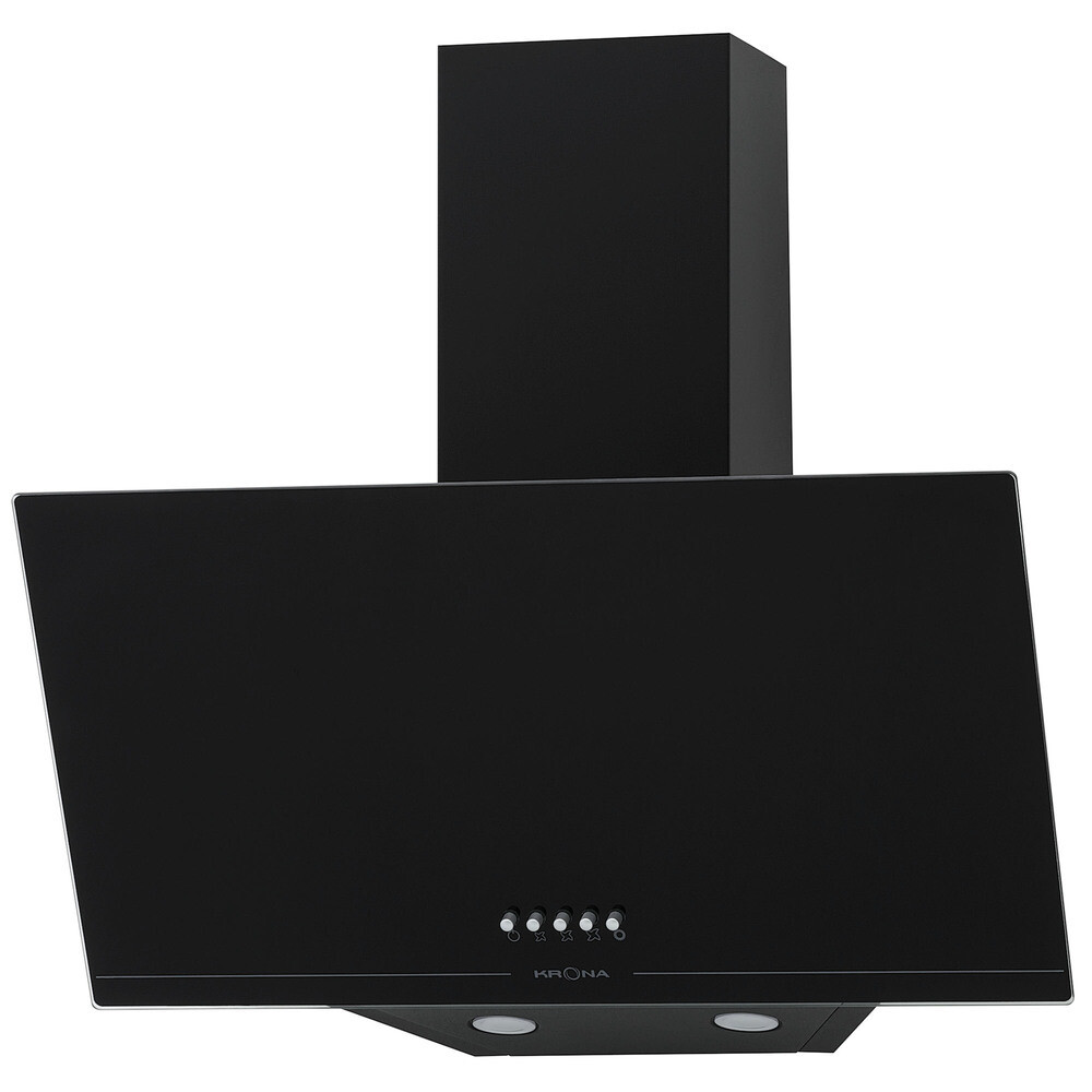 Изображение товара Кухонная вытяжка наклонная Krona Jina 600 Black PB V2 59,5 см черная