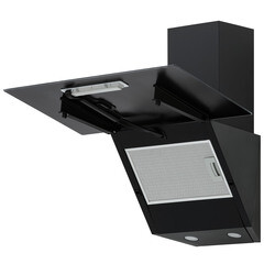 Кухонная вытяжка наклонная Krona Jina 600 Black S 60 см черная - фото 11