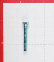 Болт оцинкованный M8x60 мм DIN 933 (20 шт.) - фото 2