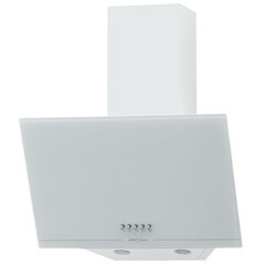 Кухонная вытяжка наклонная Krona Jina 500 White PB V2 49,5 см белая