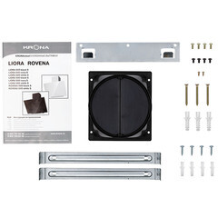 Кухонная вытяжка наклонная Krona Liora 900 Black S 90 см черная - фото 4