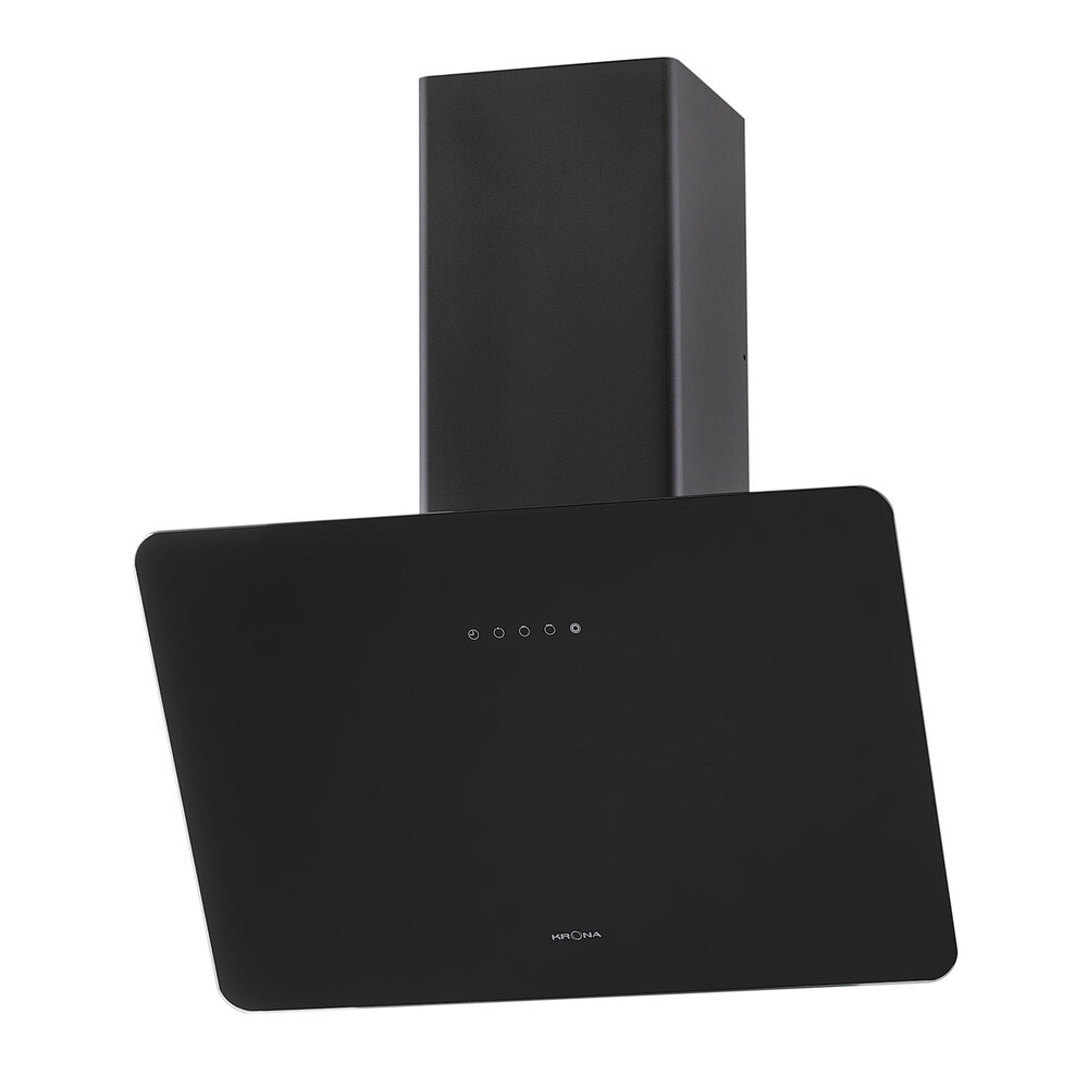 Кухонная вытяжка наклонная Krona Liora 600 Black S 60 см черная