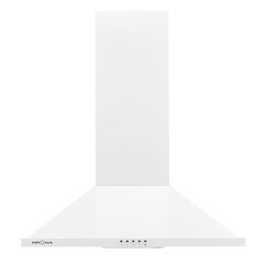 Кухонная вытяжка купольная Krona Bella 600 White push button 60 см белая - фото 2