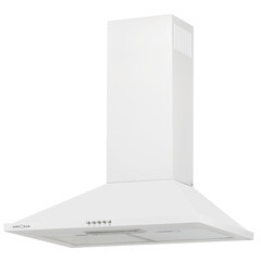 Кухонная вытяжка купольная Krona Bella 600 White push button 60 см белая