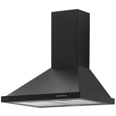 Кухонная вытяжка купольная Krona Bella Retro 600 Black PB 60 см черная
