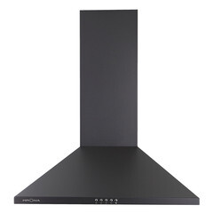 Кухонная вытяжка купольная Krona Janna 600 Black push button 60 см черная - фото 2