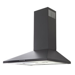 Кухонная вытяжка купольная Krona Janna 600 Black push button 60 см черная