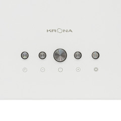 Кухонная вытяжка островная Krona Dita R 400 White PB 40 см белая - фото 4