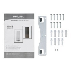 Кухонная вытяжка островная Krona Tina 350 Black 3P 50 см черная - фото 4