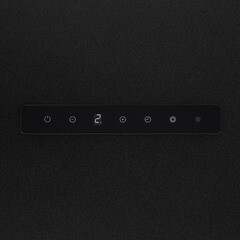 Кухонная вытяжка островная Krona Hilary Isola 500 Black S 50 см черная - фото 2