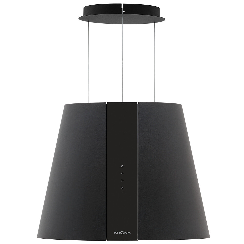 Изображение товара Кухонная вытяжка островная Krona Holly Isola 500 Black S 50 см черная Изображение товара Кухонная вытяжка островная Krona Holly Isola 500 Black S 50 см черная