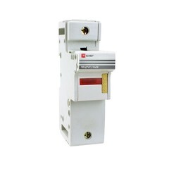 Изображение товара Предохранитель-разъединитель EKF PROxima 1P 32А 50 кА 500 В на DIN-рейку с индикацией (pr-10-38-1)