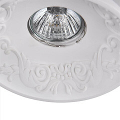 Светильник встраиваемый GU10 белый 35 Вт IP20 Maytoni Gyps Classic (DL278-1-01-W) - фото 3