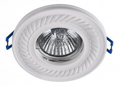 Светильник встраиваемый GU10 белый 35 Вт IP20 Maytoni Gyps Classic (DL283-1-01-W) - фото 2