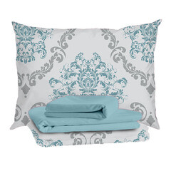 Комплект постельного белья 2-спальный тенсель Mona Liza Kate белый с простыней 215х240 см - фото 1