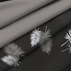 Комплект постельного белья 2-спальный тенсель Mona Liza Liona серый с простыней 215х240 см - фото 3