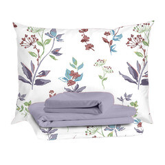 Изображение товара Комплект постельного белья 2-спальный тенсель Mona Liza Emma белый с простыней 215х240 см