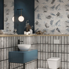 Плитка облицовочная Керамин Брайт 7 светло-серая 275х77х8 мм (26 шт.=0,554 кв.м) - фото 5