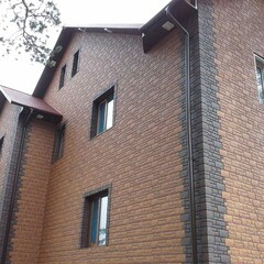 Труба водосточная Docke Premium пластиковая d85 мм 1 м горький шоколад RAL 8019 - фото 4