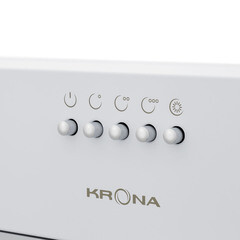Кухонная вытяжка встраиваемая Krona Adel 600 White PB 60 см белая - фото 2