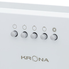 Кухонная вытяжка встраиваемая Krona Ameli 600 White PB 60 см белая - фото 9