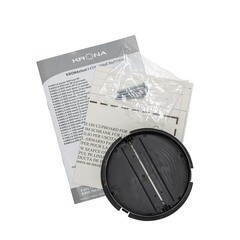 Кухонная вытяжка встраиваемая Krona Kamilla 600 dark Glass (1 мотор) 60 см черная/нержавеющая сталь - фото 3