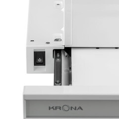 Кухонная вытяжка встраиваемая Krona Kamilla 600 Glass White 60 см белая - фото 9