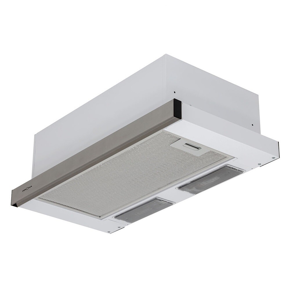 Изображение товара Кухонная вытяжка встраиваемая Krona Kamilla 600 Inox (1 мотор) 60 см нержавеющая сталь