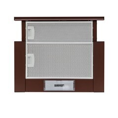 Кухонная вытяжка встраиваемая Krona Kamilla 500 BROWN 50 см коричневая - фото 2