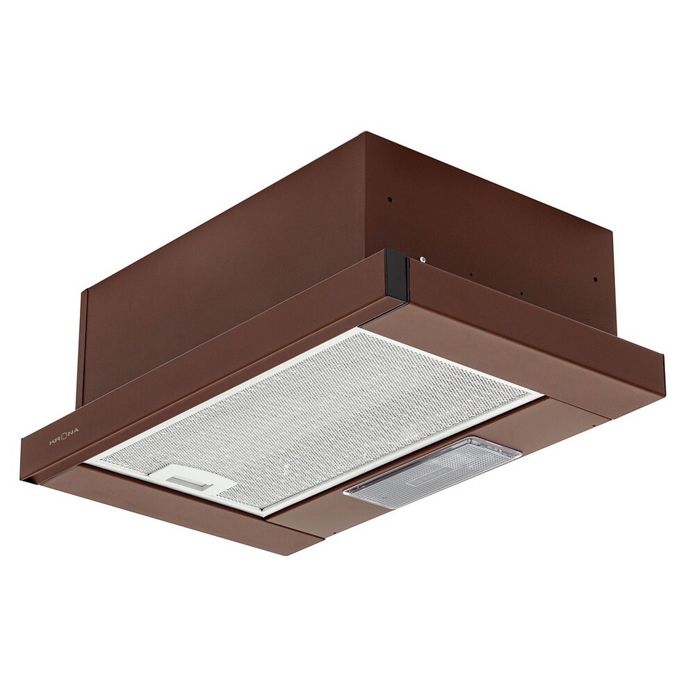 Изображение товара Кухонная вытяжка встраиваемая Krona Kamilla 500 BROWN 50 см коричневая