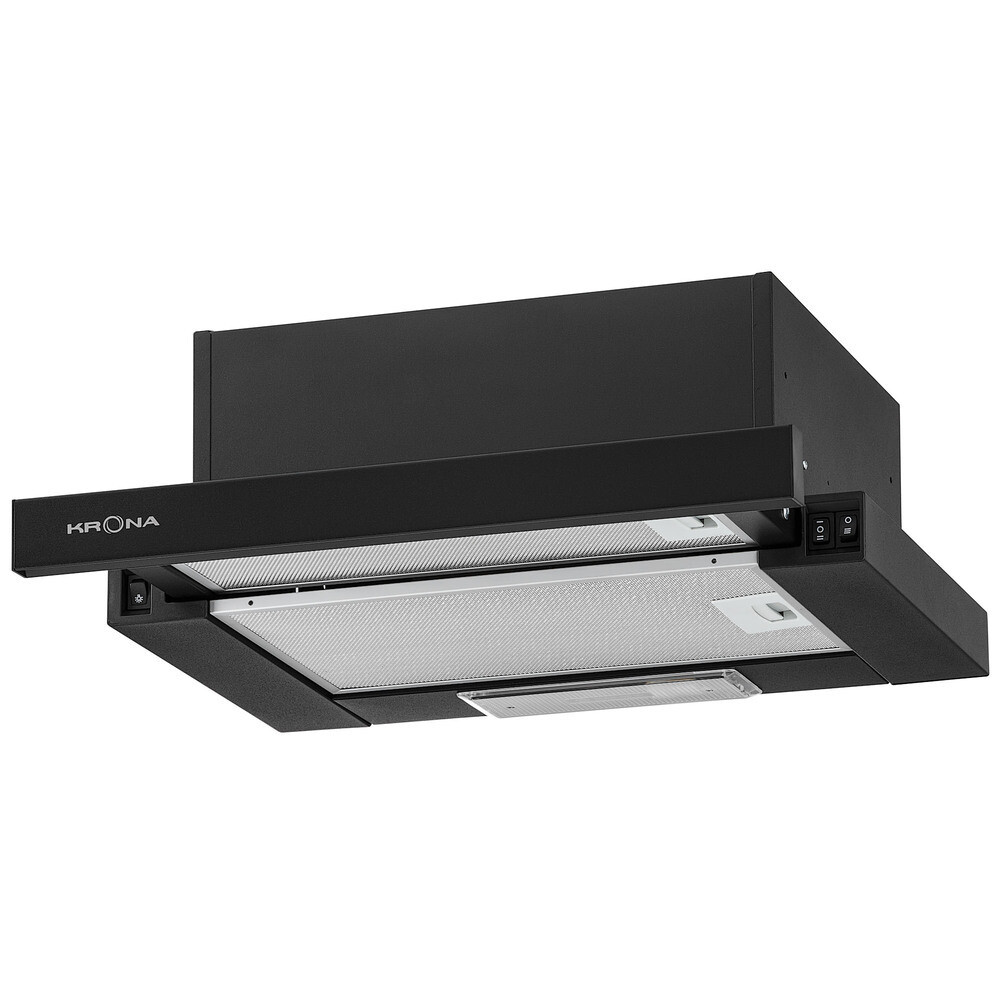 Изображение товара Встроенная кухонная вытяжка Krona Kamilla 450 Black с подсветкой