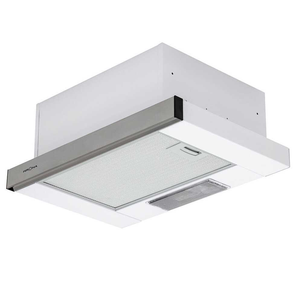 Изображение товара Кухонная вытяжка встраиваемая Krona Kamilla 450 Inox ( 1 мотор) 45 см нержавеющая сталь