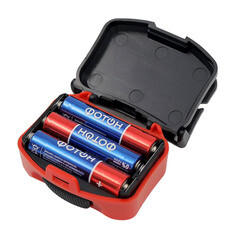 Фонарь налобный Рекорд SH-350 светодиодный 1 LED 2 Вт на батарейках ААА пластик 3 режима (23173) - фото 2