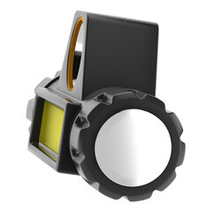 Фонарь налобный Фотон SА-650 светодиодный 2 LED 1 Вт аккумуляторный Li-Ion 1200 мАч пластик 3 режима (24125) - фото 2