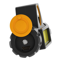 Фонарь налобный Фотон SА-650 светодиодный 2 LED 1 Вт аккумуляторный Li-Ion 1200 мАч пластик 3 режима (24125) - фото 4