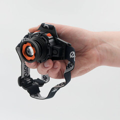 Фонарь налобный Фотон SА-900 светодиодный 1 LED 3 Вт аккумуляторный Li-Pol 500 мАч алюминий 3 режима (23084) - фото 3