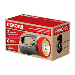 Фонарь прожектор Рекорд PВ-3200 светодиодный 2 LED 4 Вт аккумуляторный SLA 1000 мАч пластик 2 режима (23206) - фото 11