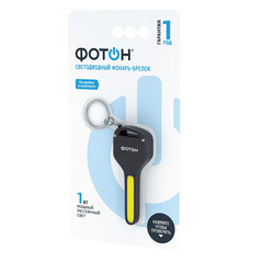 Фонарь брелок Фотон K-140 светодиодный 1 LED 1 Вт на батарейках CR2032 пластик (23201) - фото 7