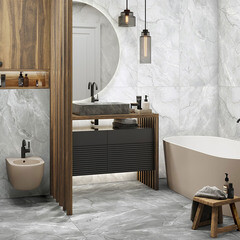 Керамогранит Delacora Canova темно-серый матовый 1200х600х9,5 мм (2 шт.=1,44 кв.м) - фото 10