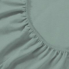 Простыня на резинке 180х200х25 см тенсель зеленая Mona Liza Green - фото 3
