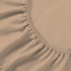 Простыня на резинке 180х200х25 см тенсель бежевая Mona Liza Beige - фото 3