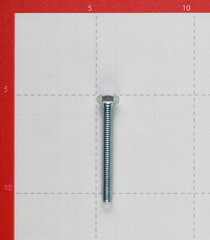 Болт оцинкованный M6x50 мм DIN 933 (4 шт.) - фото 2