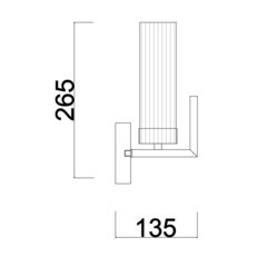 Бра Freya Adeline E14 40 Вт 220-240 В хром IP20 (FR5214WL-01CH) - фото 3