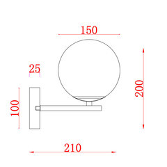 Бра Freya Marble E27 40 Вт 220-240 В бронза IP20 (FR5230WL-01BS) - фото 7