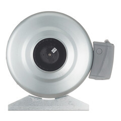 Вентилятор канальный центробежный Era Pro Mars GDF 100 298х243 мм d100 мм серый - фото 5