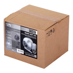 Вентилятор канальный центробежный Era Pro Mars GDF 125 298х243 мм d125 мм серый - фото 6