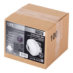 Вентилятор канальный центробежный Era Pro Сyclone 100 251х251 мм d100 мм белый - фото 2